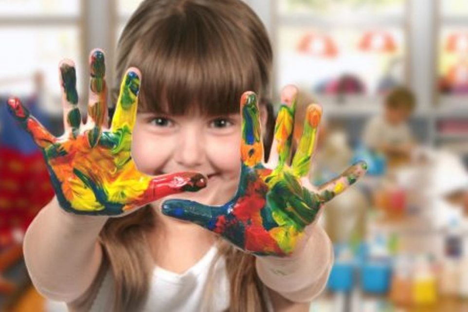 Classroom Painting in Kindergarten