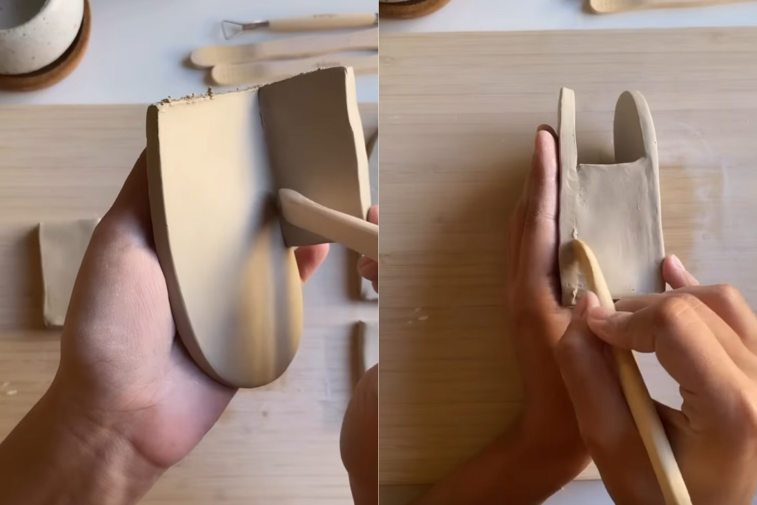 How To Make a Pen Holder With Slab Pottery